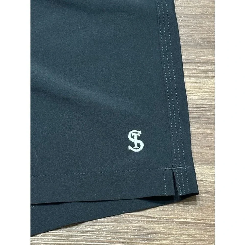 Todd Snyder Classic Solid Weekend Swim Shorts Mesh Lined Men's Sz XL Pitch Black